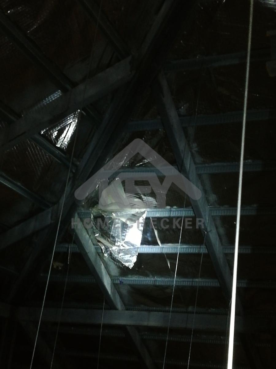 งานตรวจสอบหลังคา