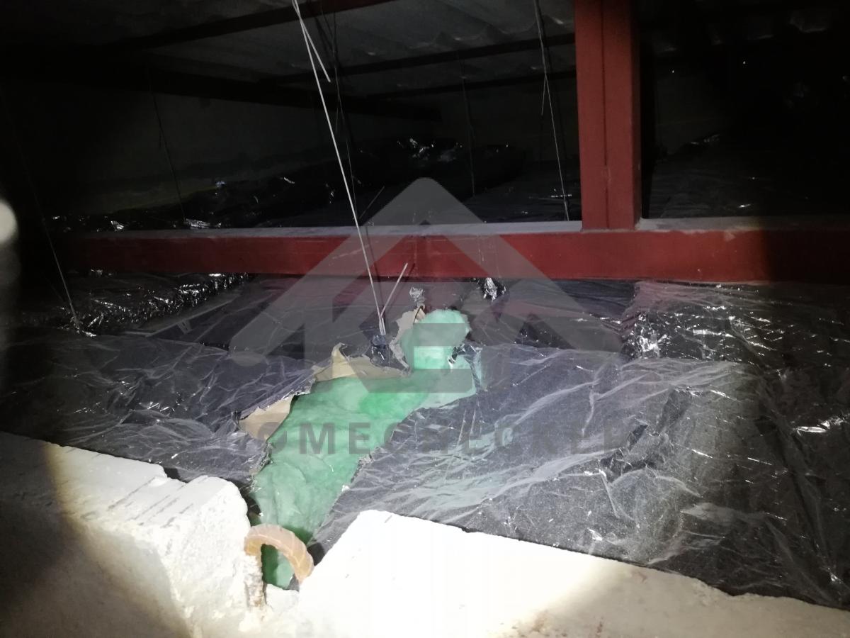 งานตรวจสอบหลังคา