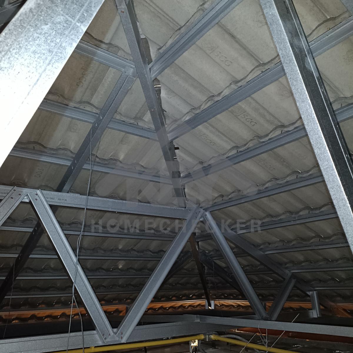 งานตรวจสอบหลังคา