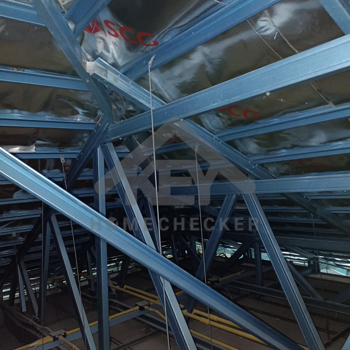 งานตรวจสอบหลังคา