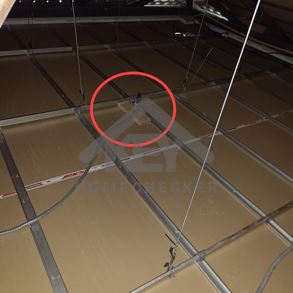 งานตรวจสอบหลังคา