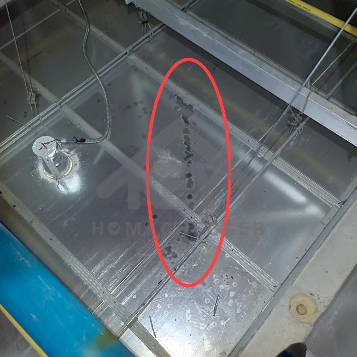 งานตรวจสอบหลังคา