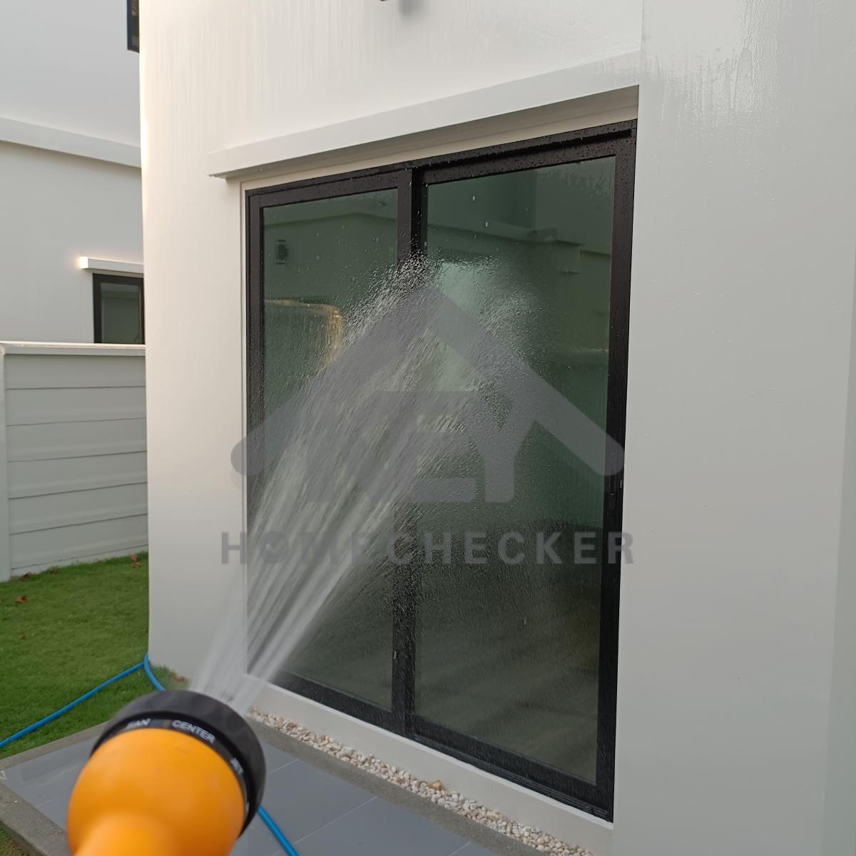 งานเทสน้ำ ประตูหน้าต่าง