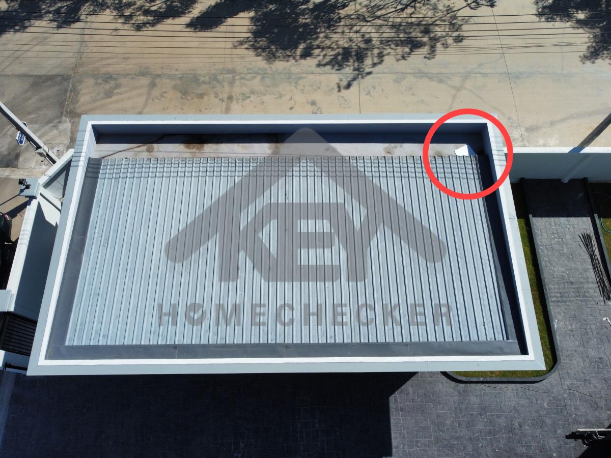 งานตรวจสอบหลังคา