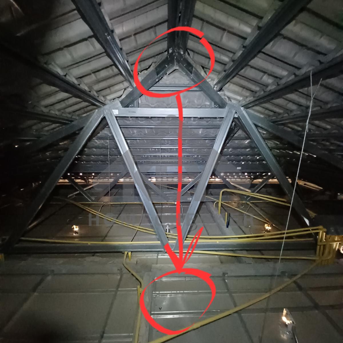 งานตรวจสอบหลังคา