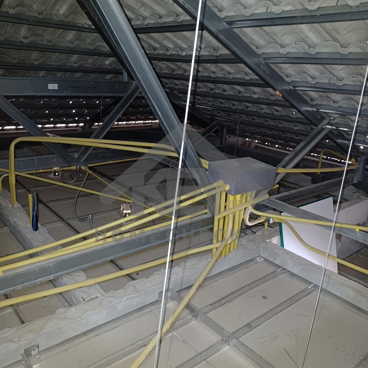 งานตรวจสอบหลังคา