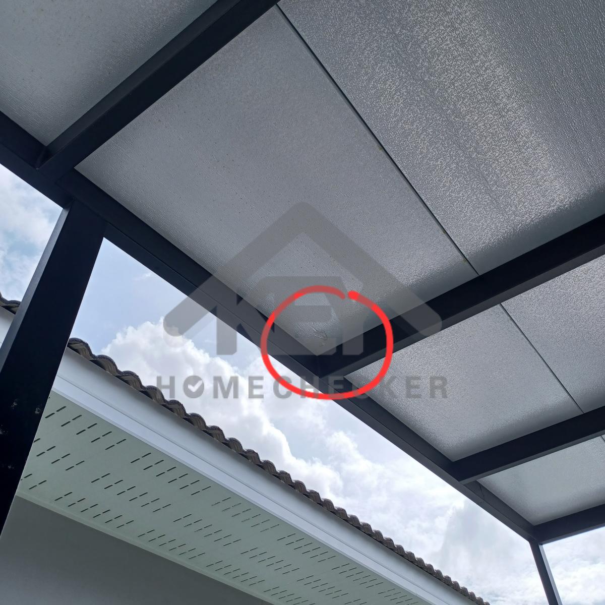 งานตรวจสอบหลังคา