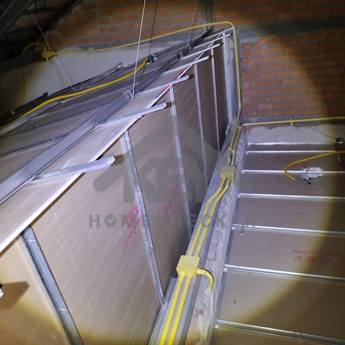 งานตรวจสอบหลังคา