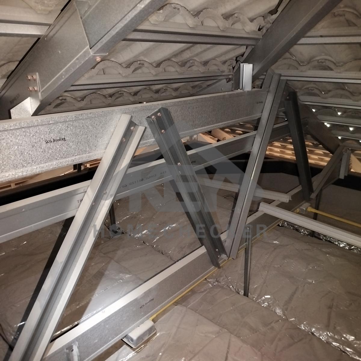 งานตรวจสอบหลังคา