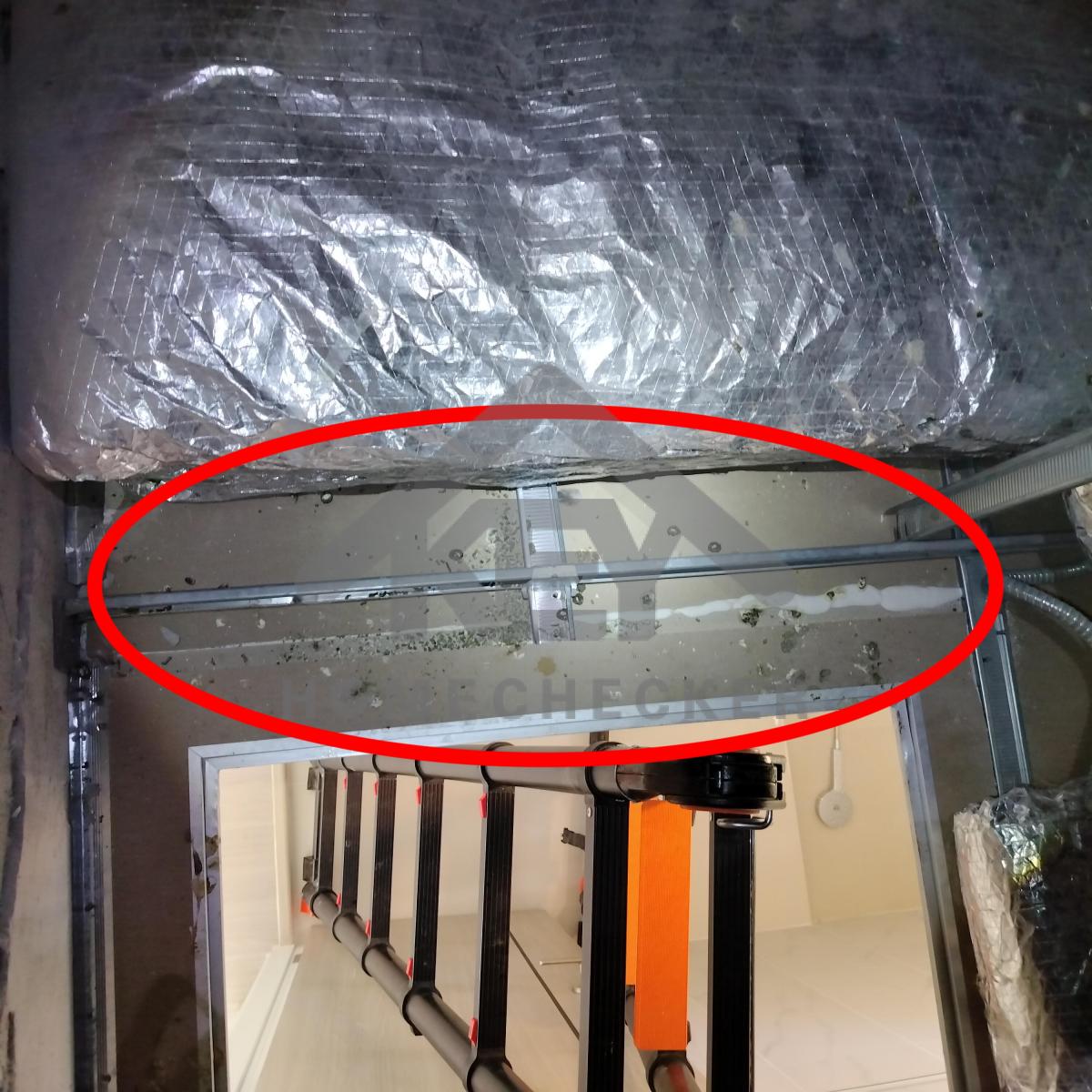 งานตรวจสอบหลังคา