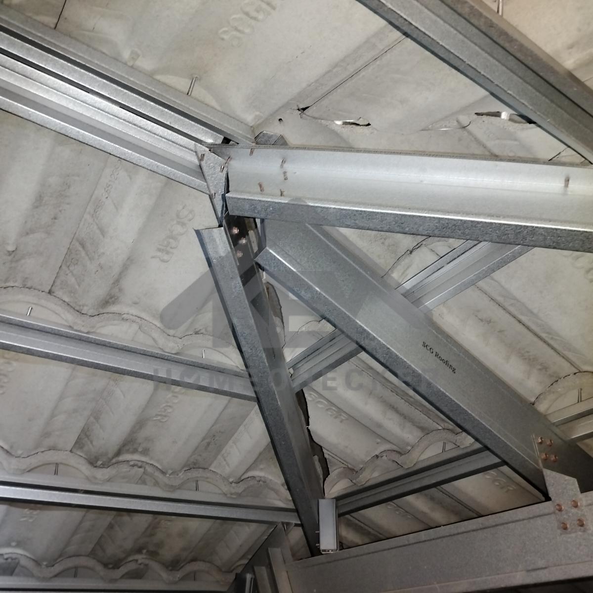 งานตรวจสอบหลังคา