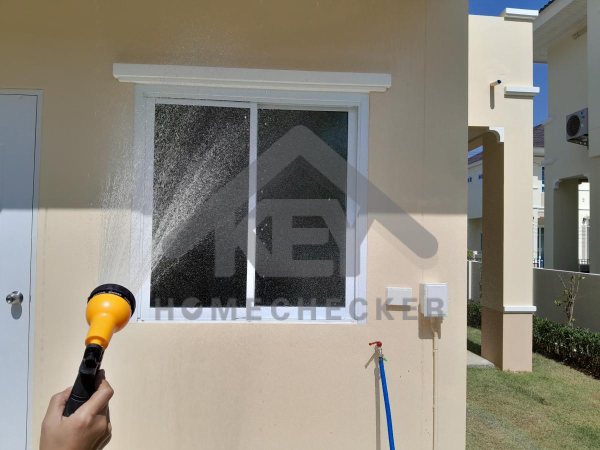 งานเทสน้ำ ประตูหน้าต่าง