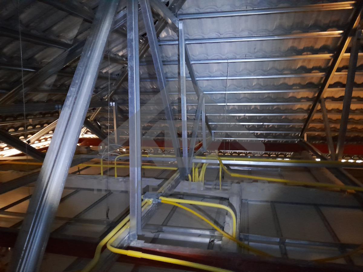 งานฝ้าชายคาและโครงฝ้า