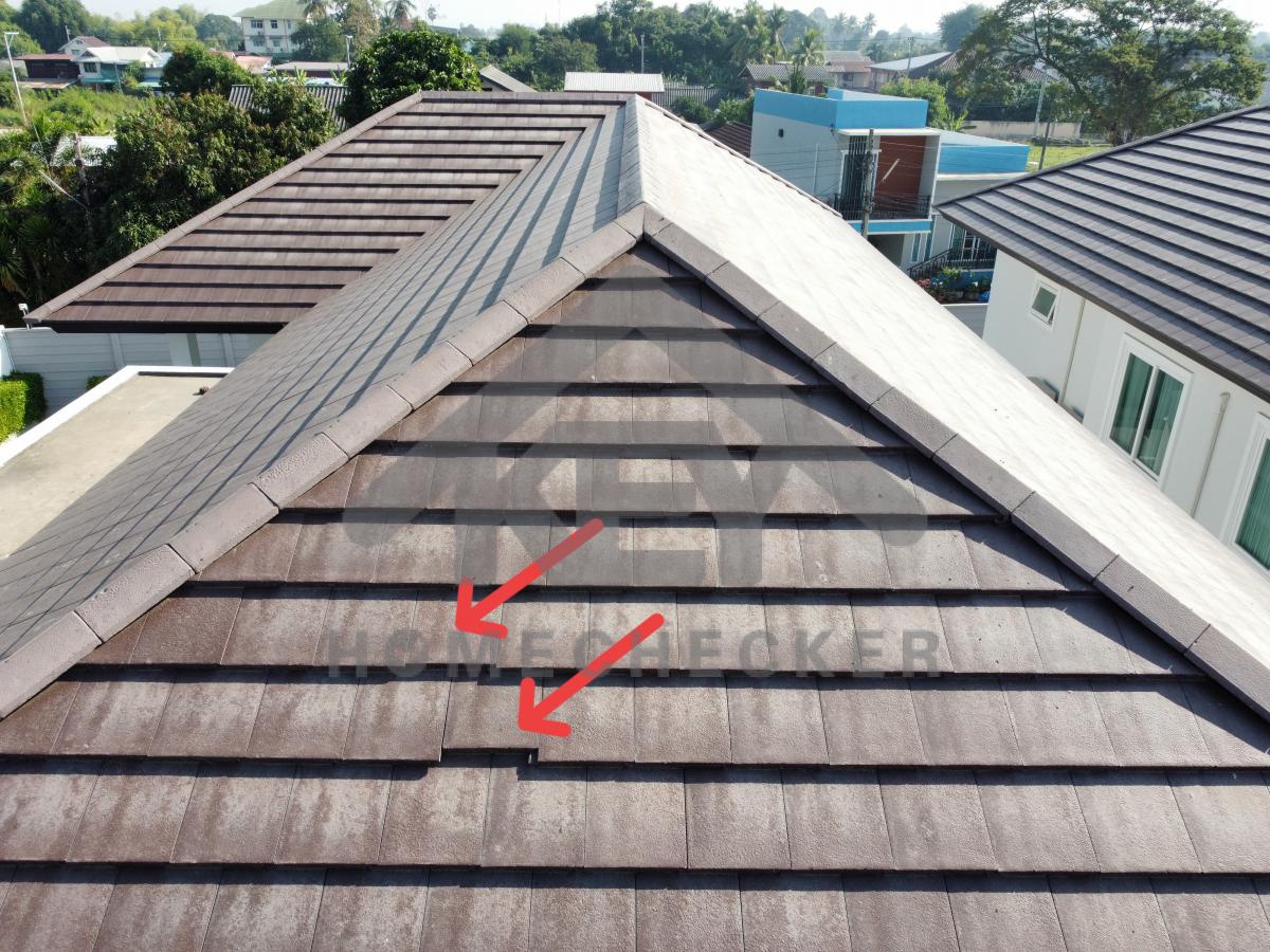 งานตรวจสอบหลังคา