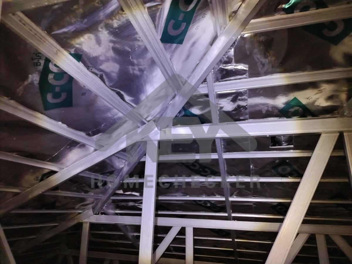 งานตรวจสอบหลังคา