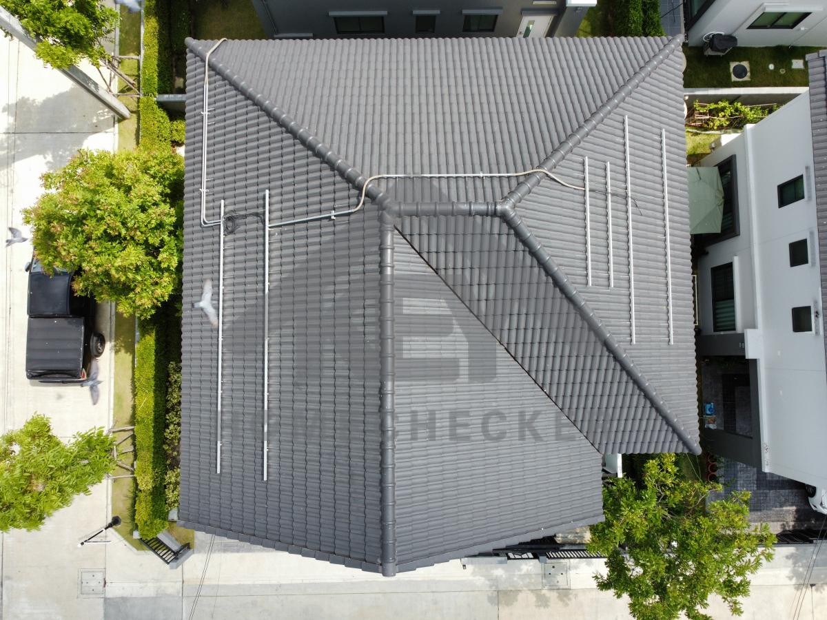 งานตรวจสอบหลังคา