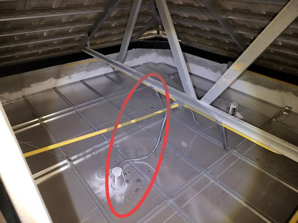 งานตรวจสอบหลังคา