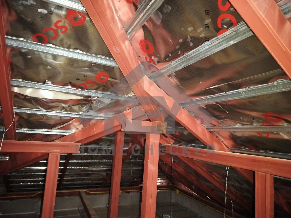 งานตรวจสอบหลังคา