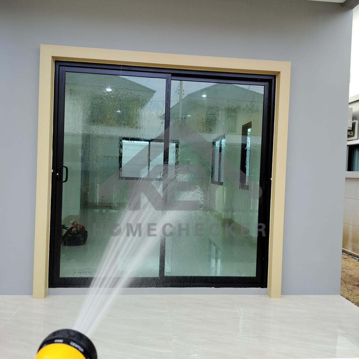 งานเทสน้ำ ประตูหน้าต่าง