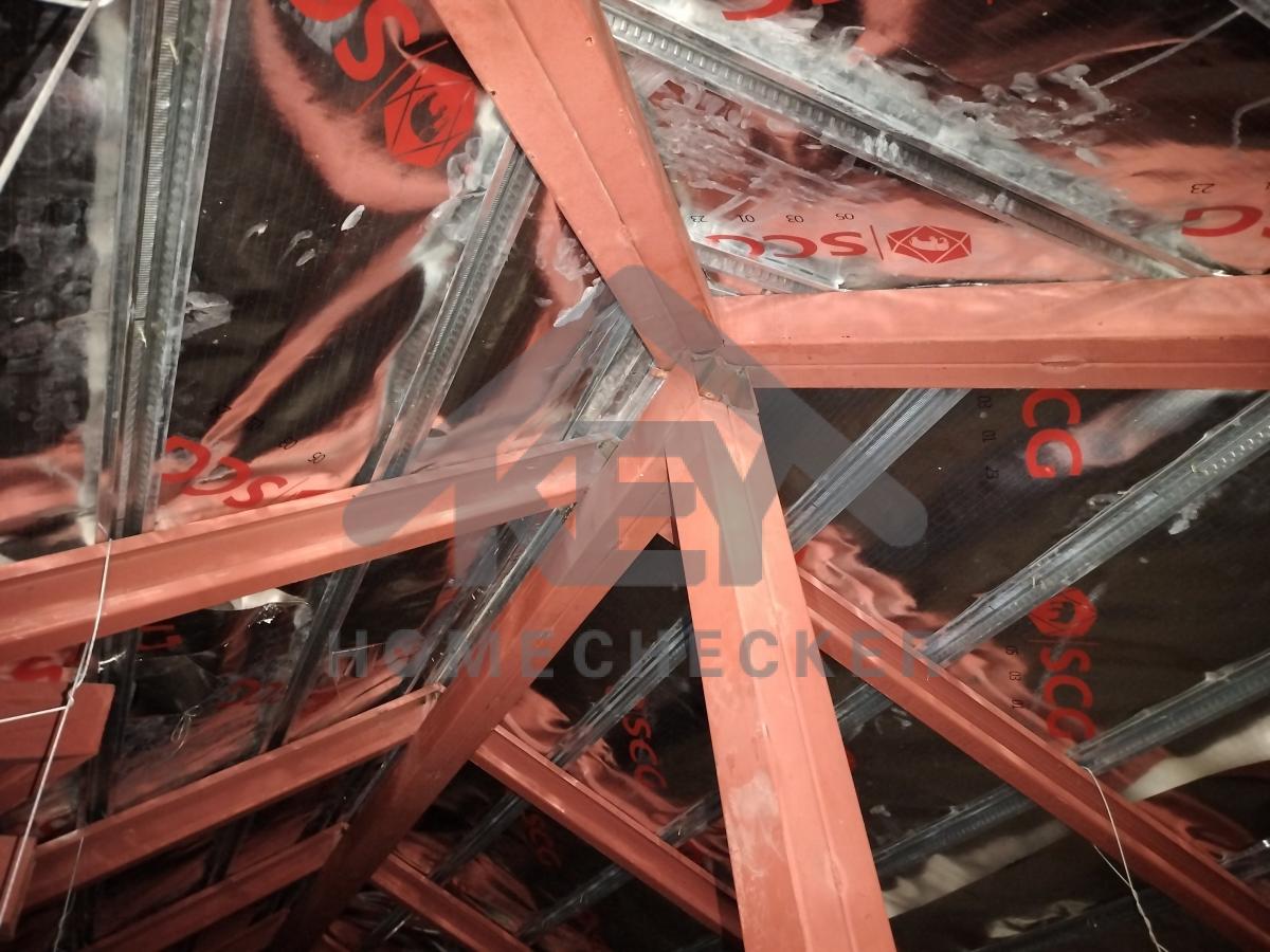 งานตรวจสอบหลังคา