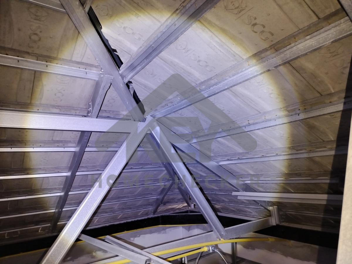 งานตรวจสอบหลังคา