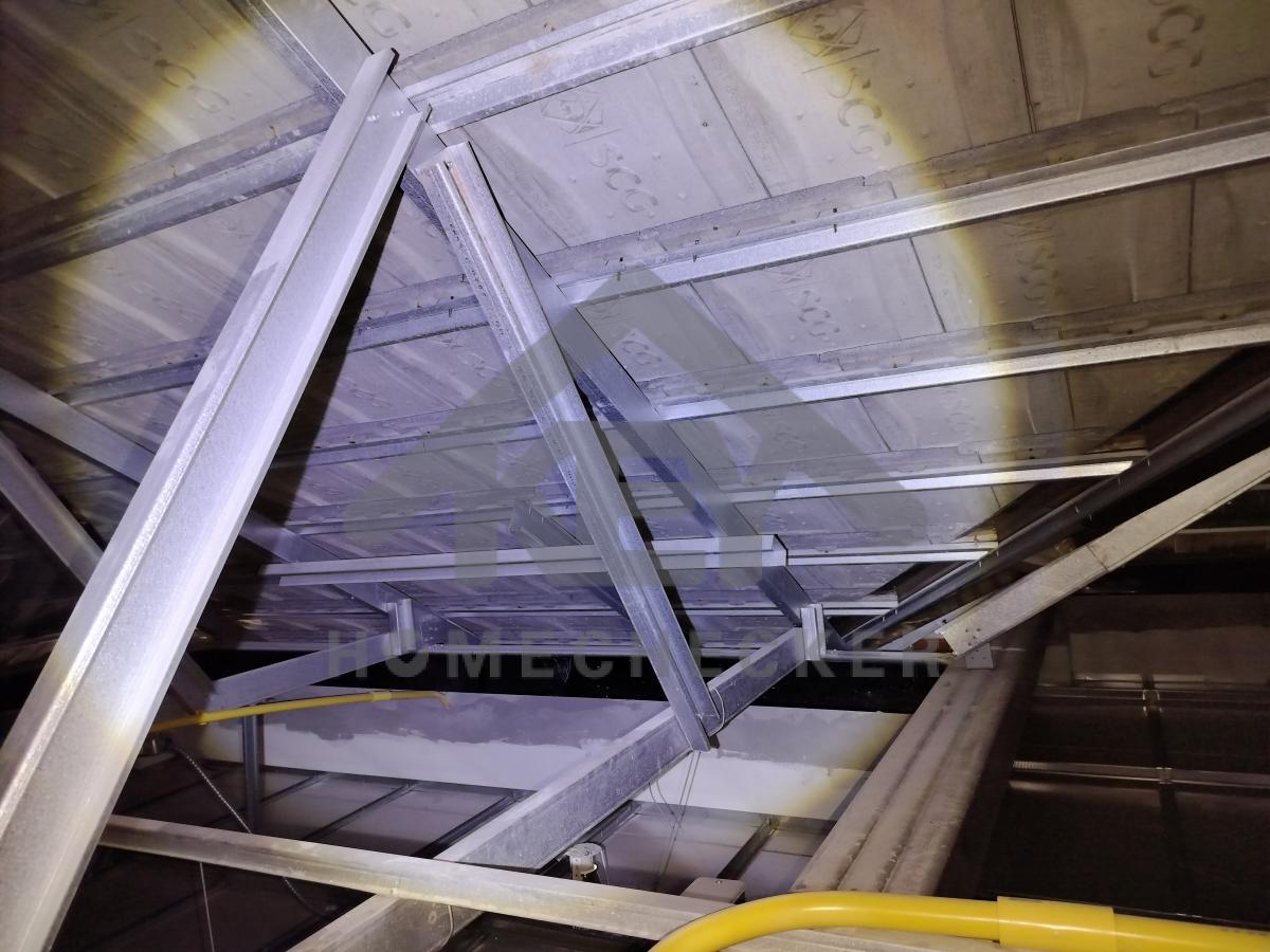 งานตรวจสอบหลังคา