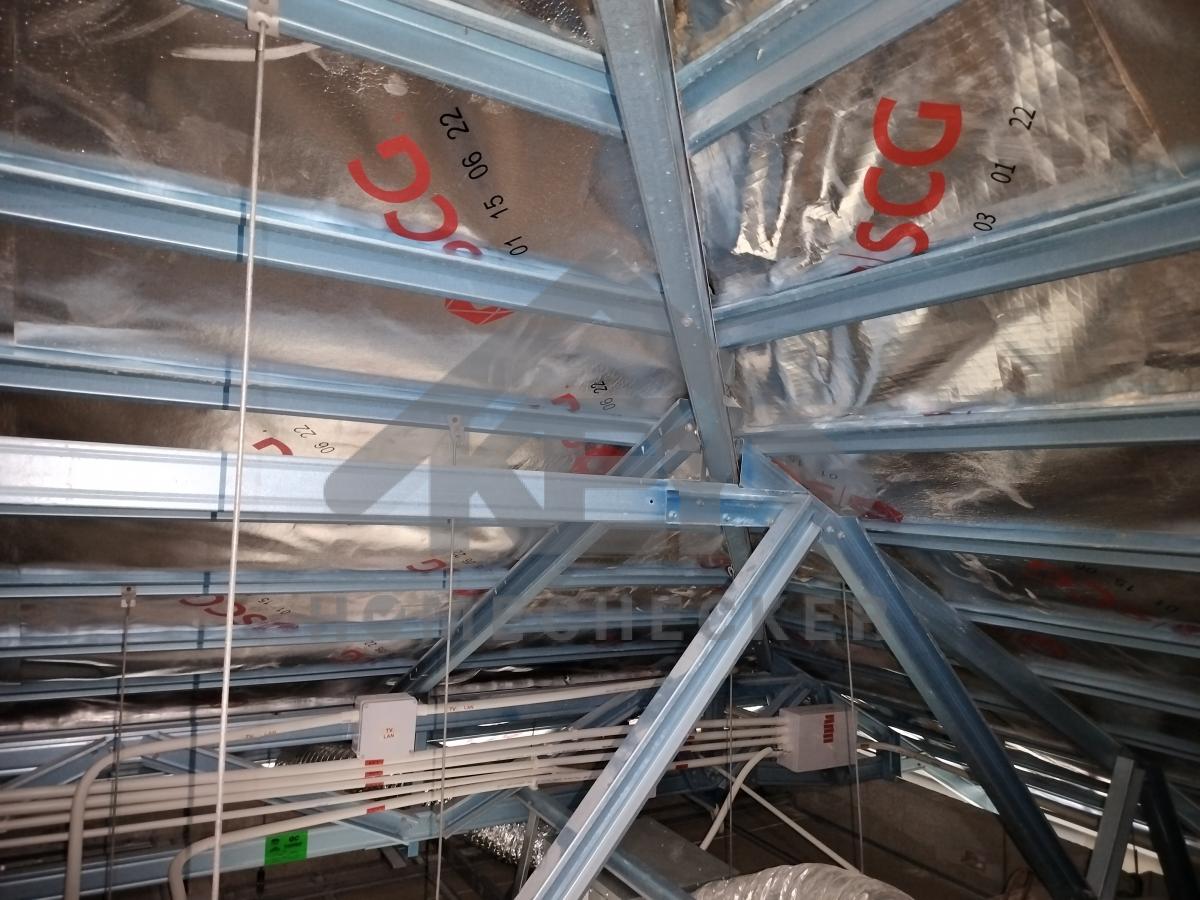 งานตรวจสอบหลังคา