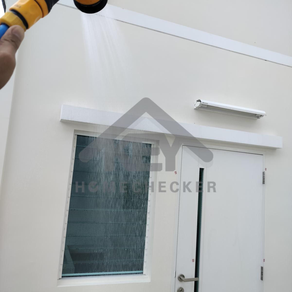 งานเทสน้ำ ประตูหน้าต่าง