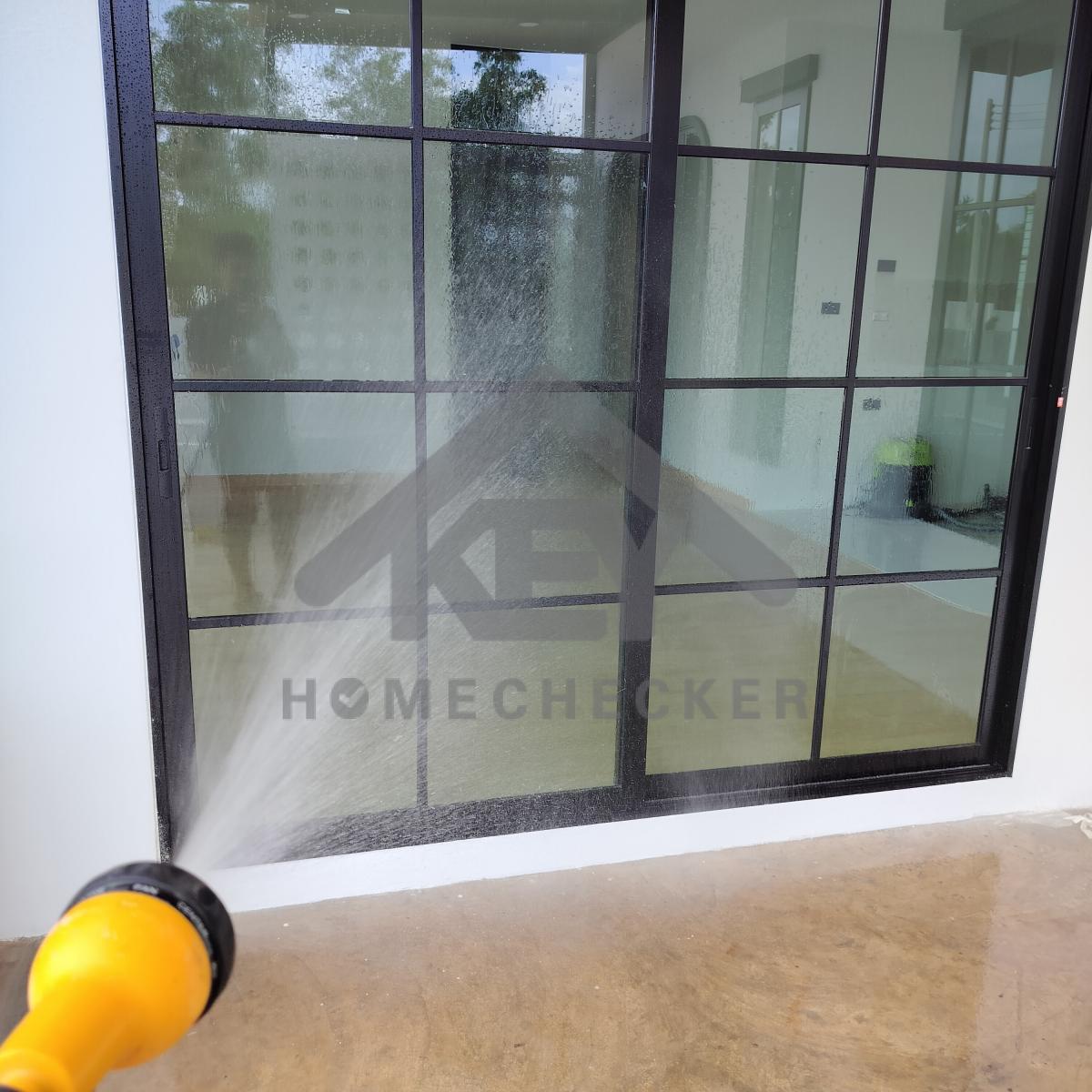 งานเทสน้ำ ประตูหน้าต่าง