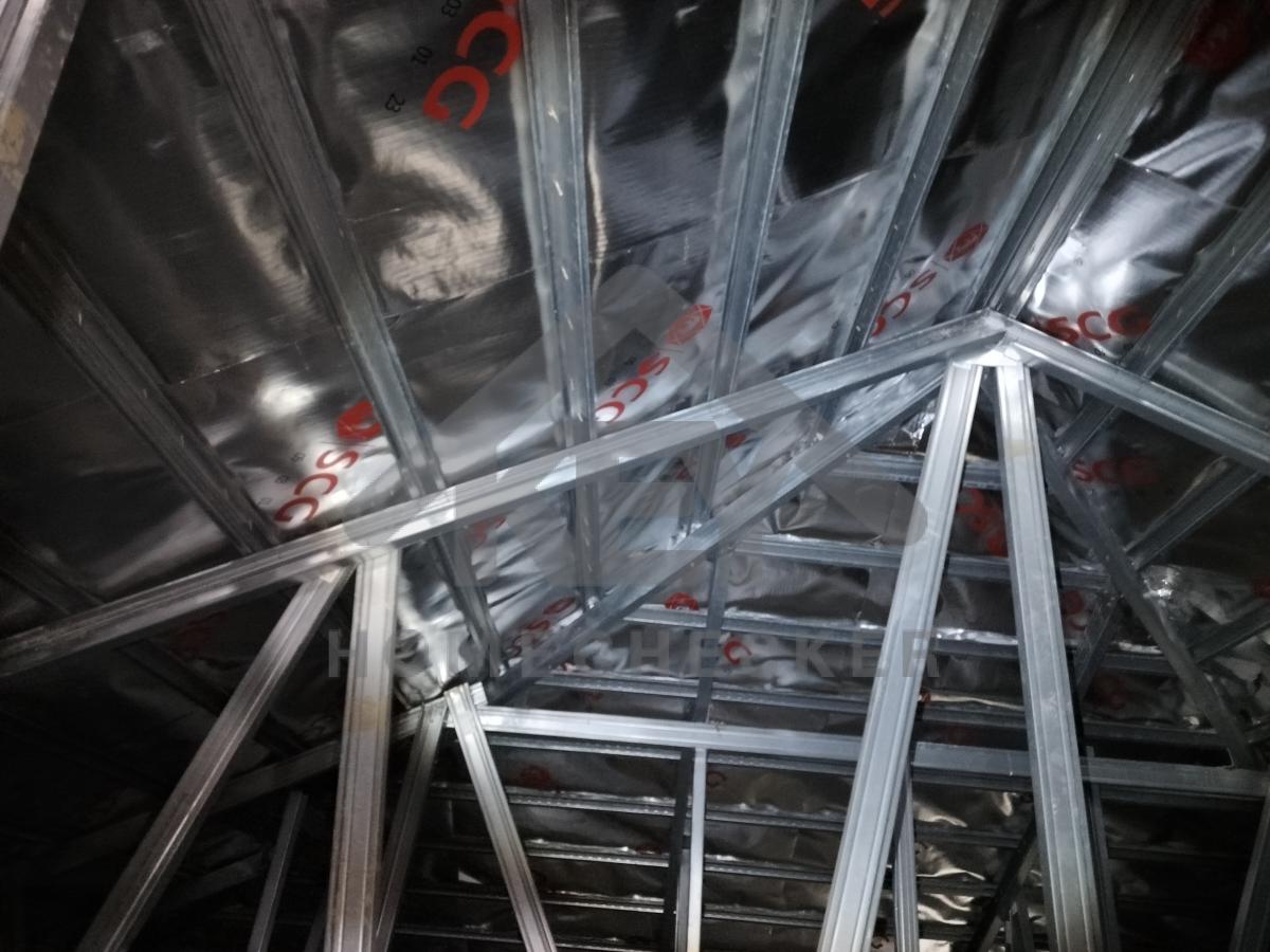 งานฝ้าชายคาและโครงฝ้า