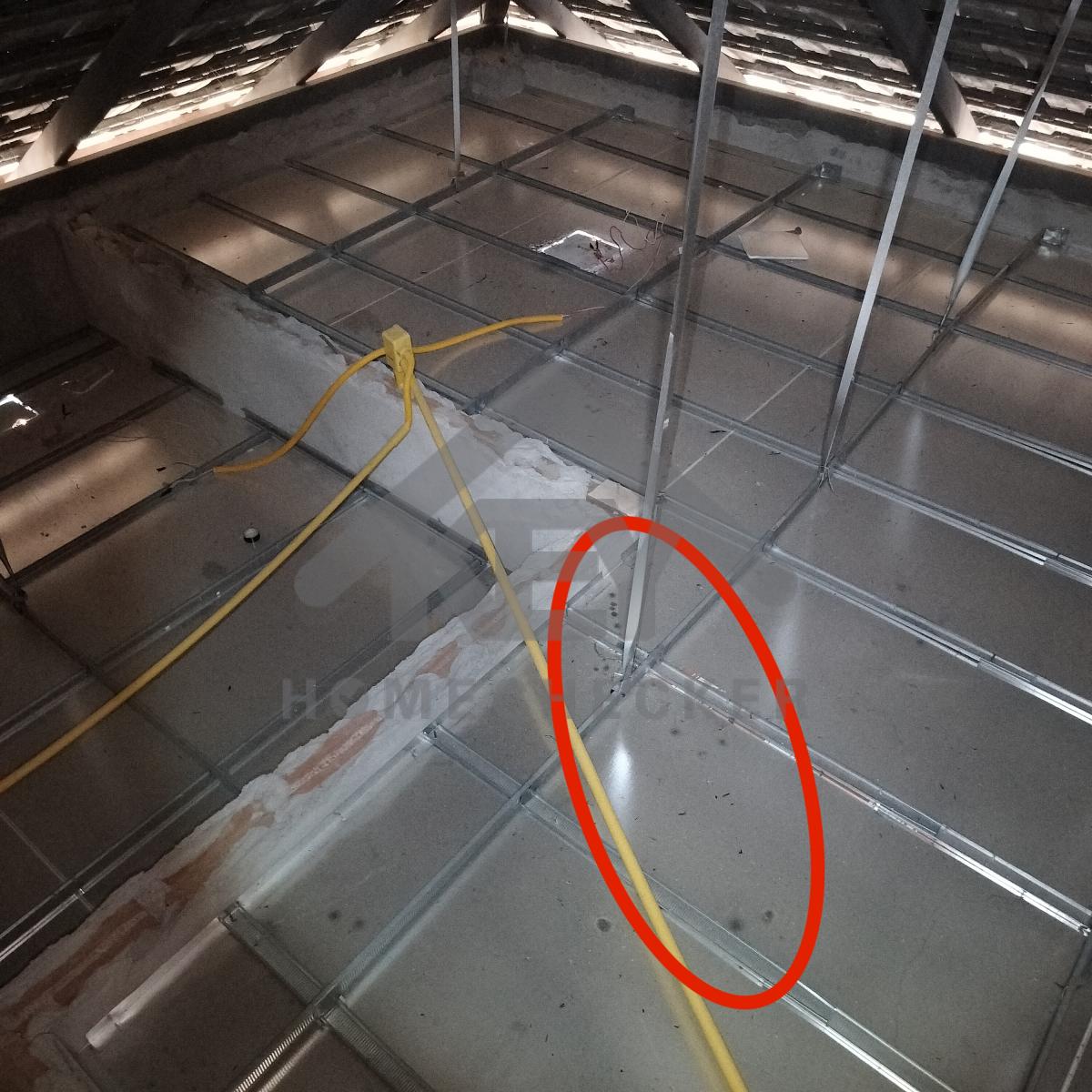 งานตรวจสอบหลังคา