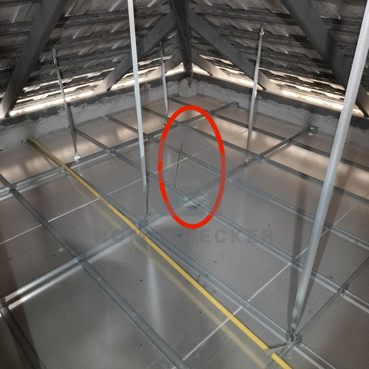 งานตรวจสอบหลังคา