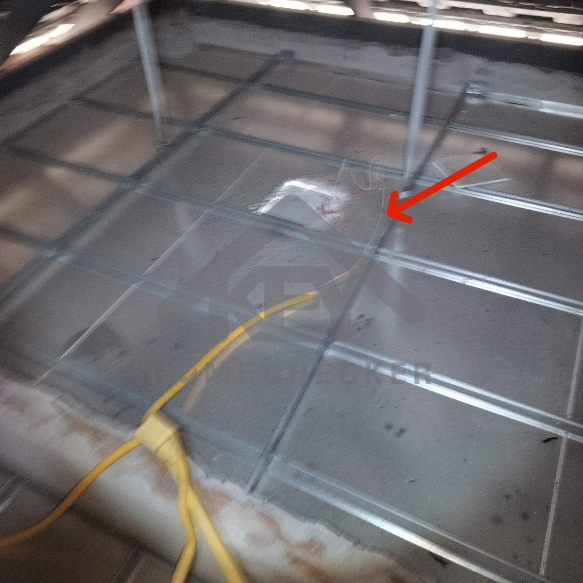 งานตรวจสอบหลังคา