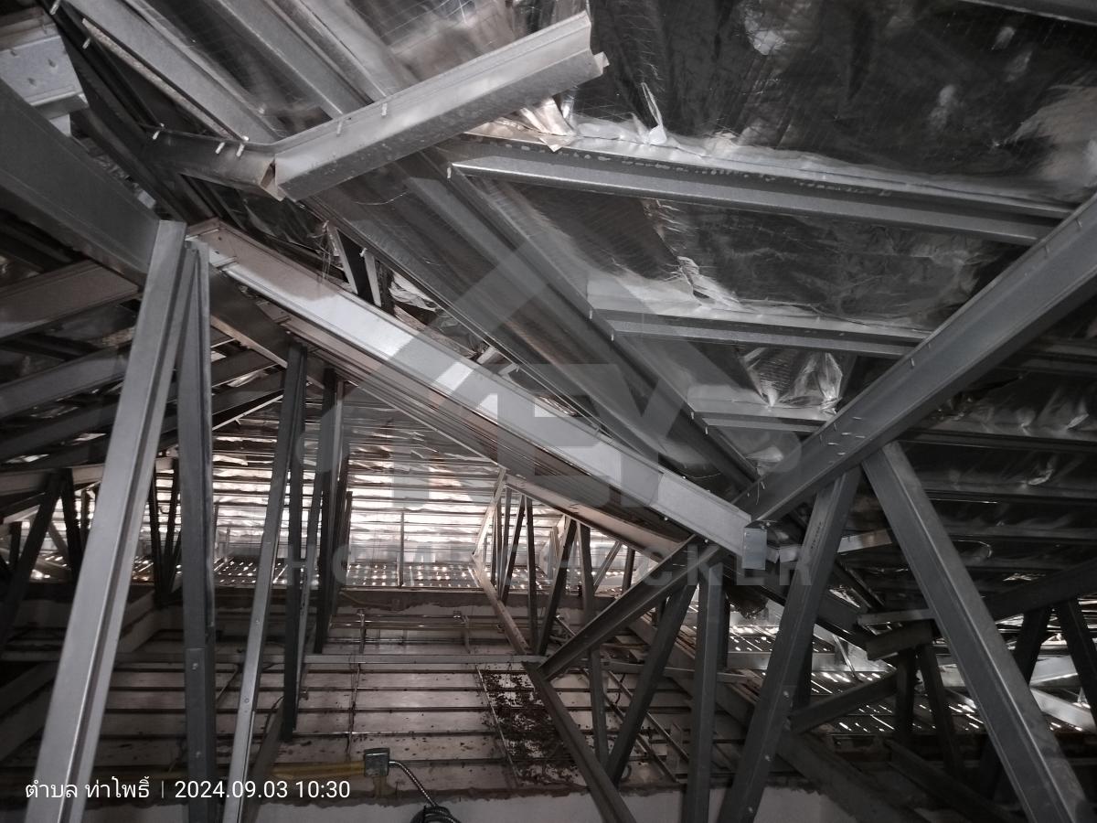 งานฝ้าชายคาและโครงฝ้า