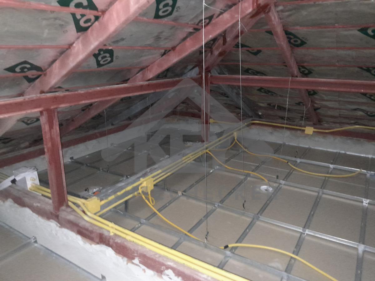 งานฝ้าชายคาและโครงฝ้า