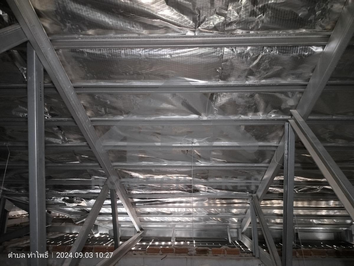 งานฝ้าชายคาและโครงฝ้า