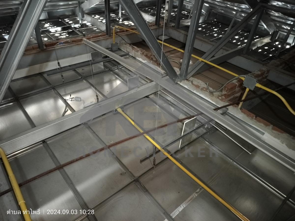 งานฝ้าชายคาและโครงฝ้า