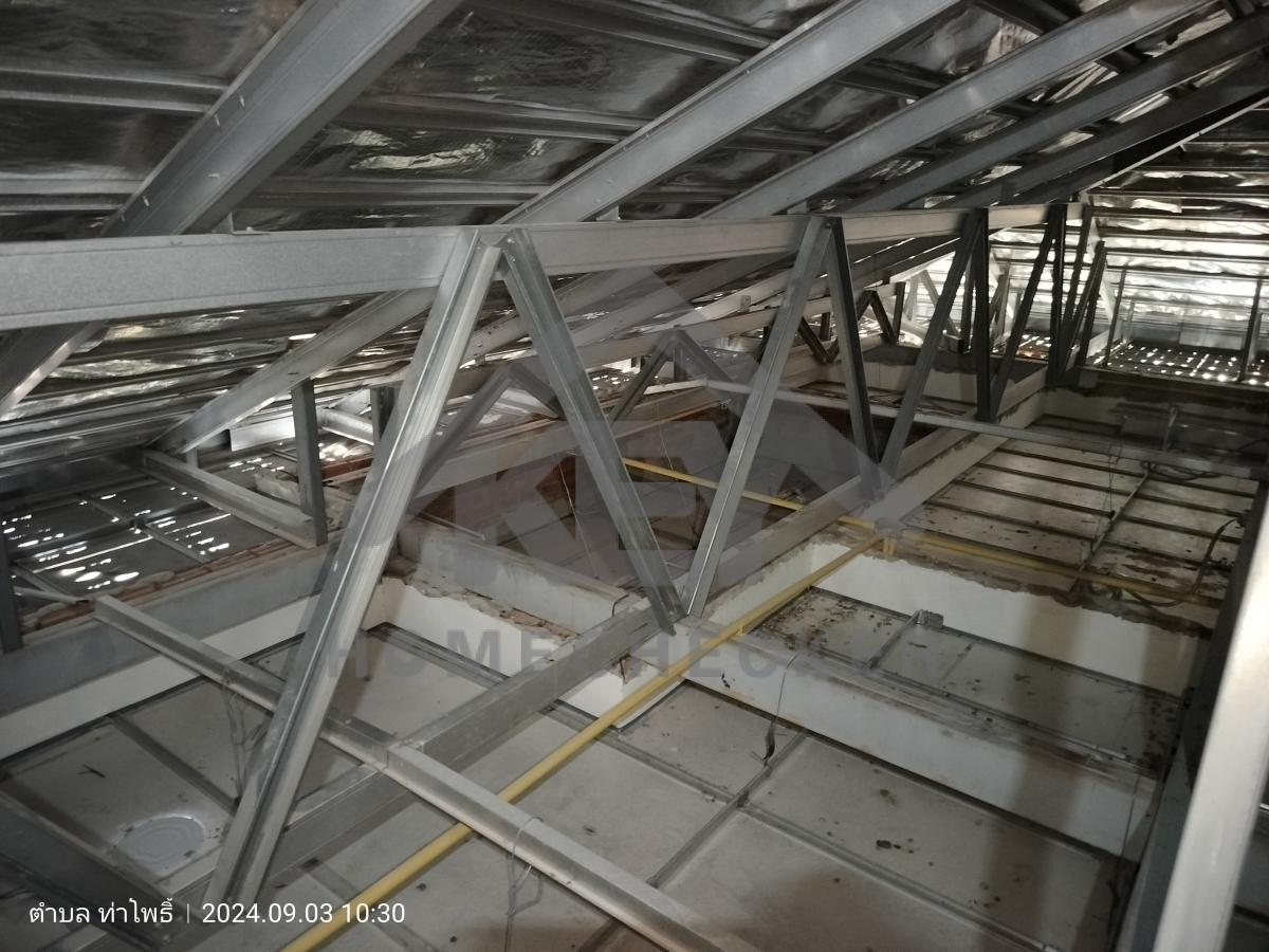 งานฝ้าชายคาและโครงฝ้า