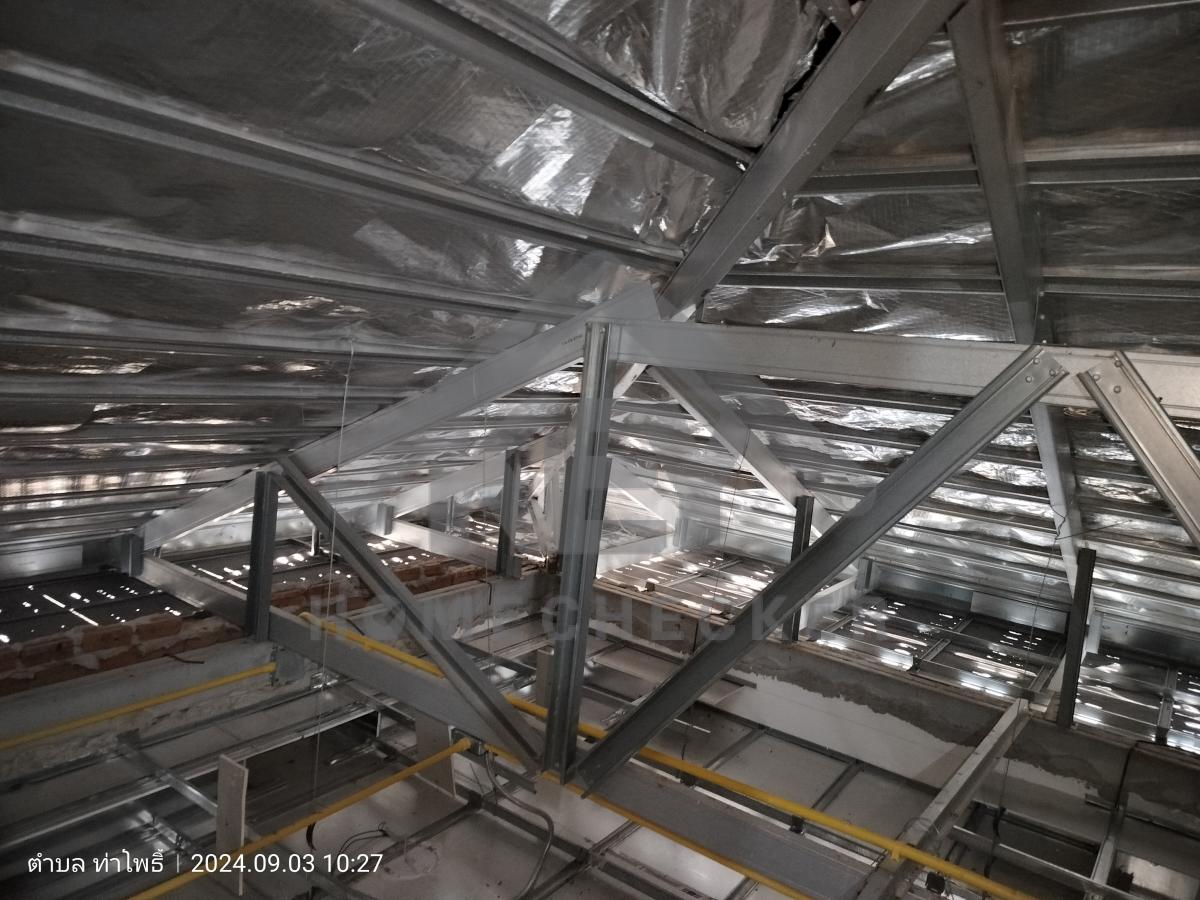 งานฝ้าชายคาและโครงฝ้า