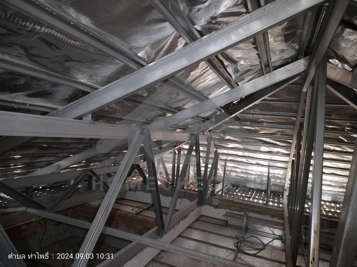 งานฝ้าชายคาและโครงฝ้า