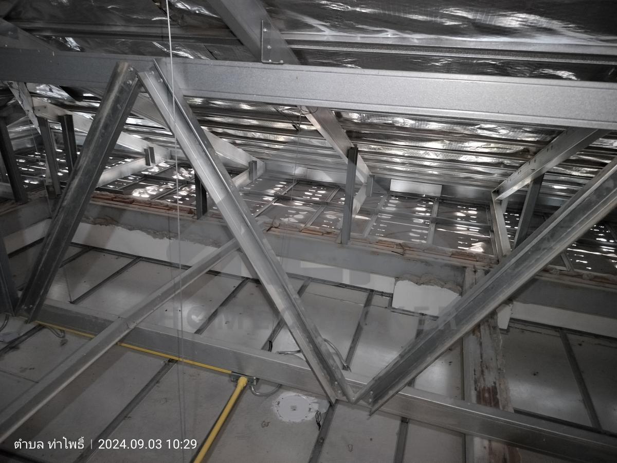 งานฝ้าชายคาและโครงฝ้า