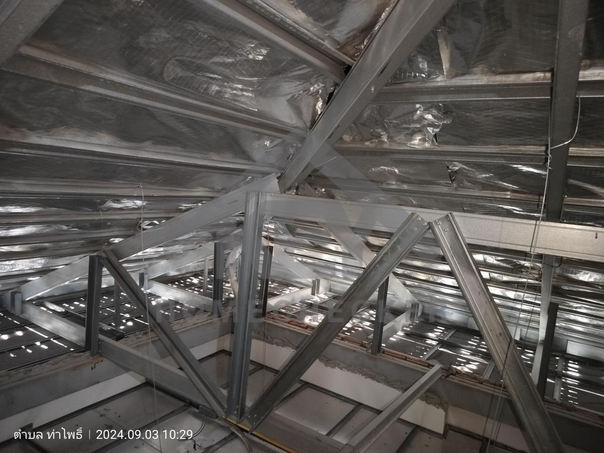 งานฝ้าชายคาและโครงฝ้า