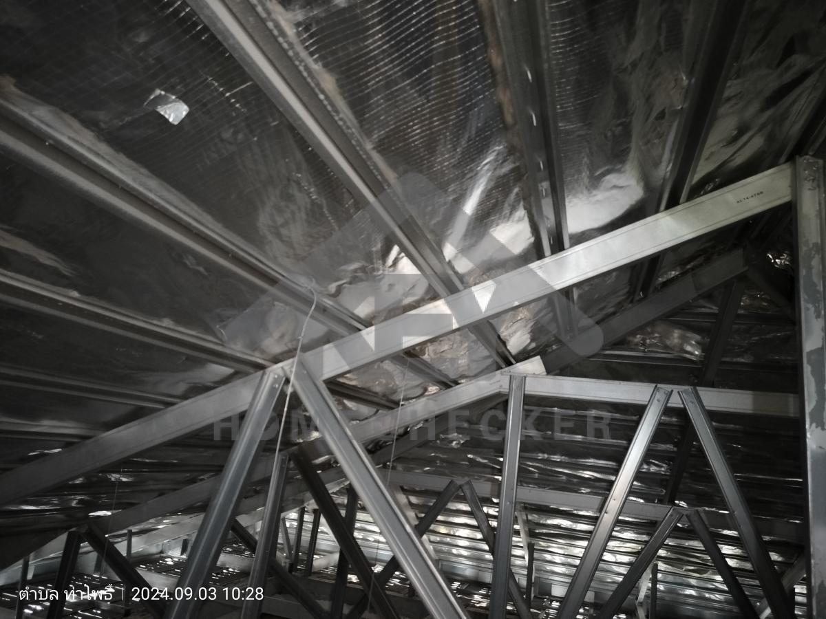 งานฝ้าชายคาและโครงฝ้า