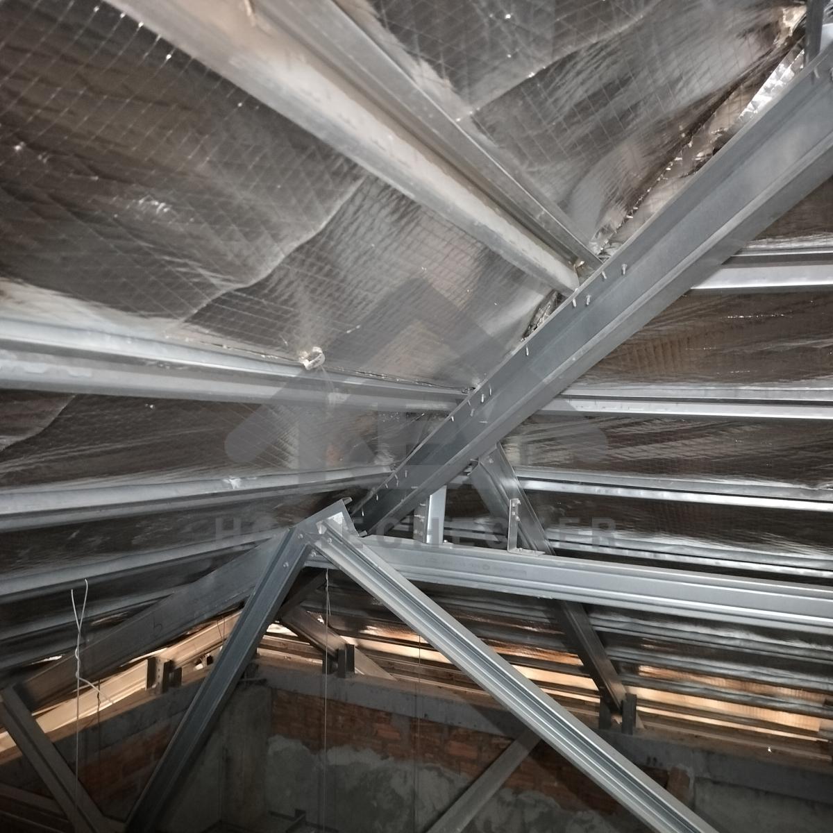 งานฝ้าชายคาและโครงฝ้า