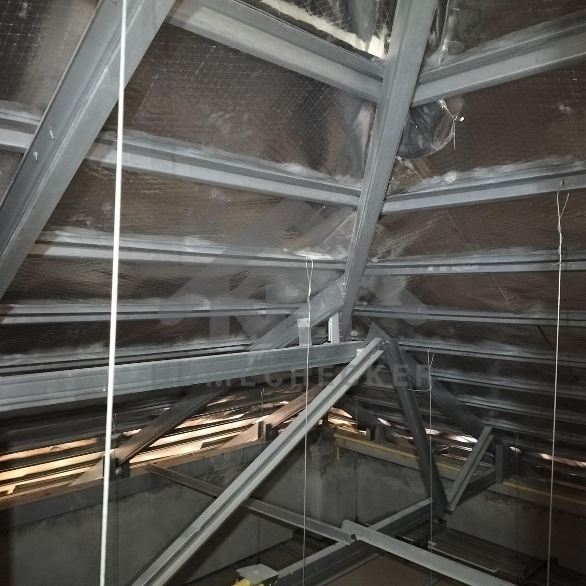 งานฝ้าชายคาและโครงฝ้า