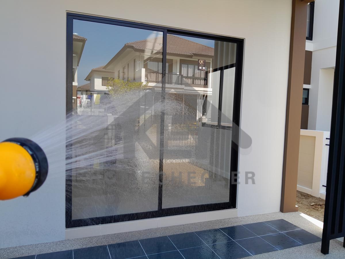 งานเทสน้ำ ประตูหน้าต่าง