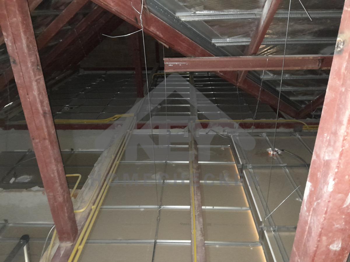 งานฝ้าชายคาและโครงฝ้า