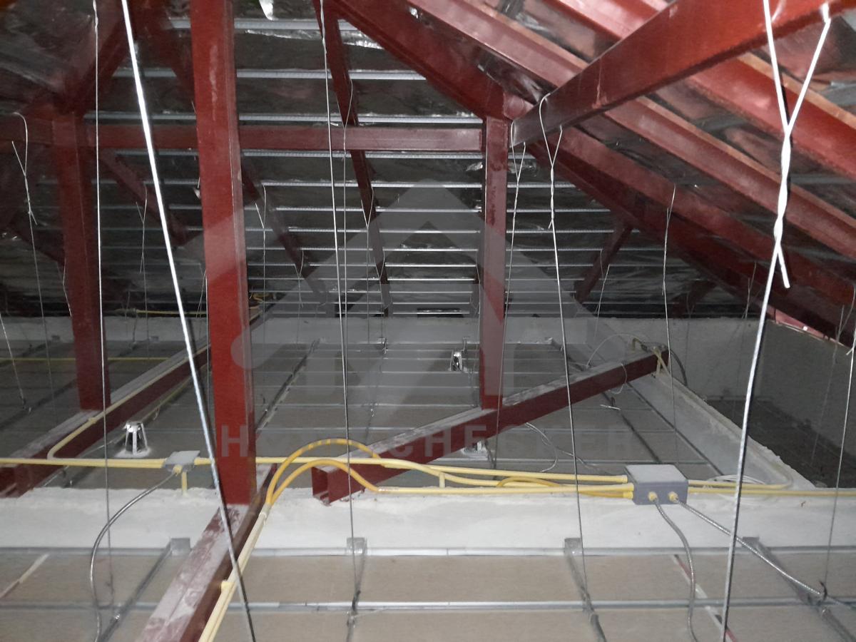 งานฝ้าชายคาและโครงฝ้า