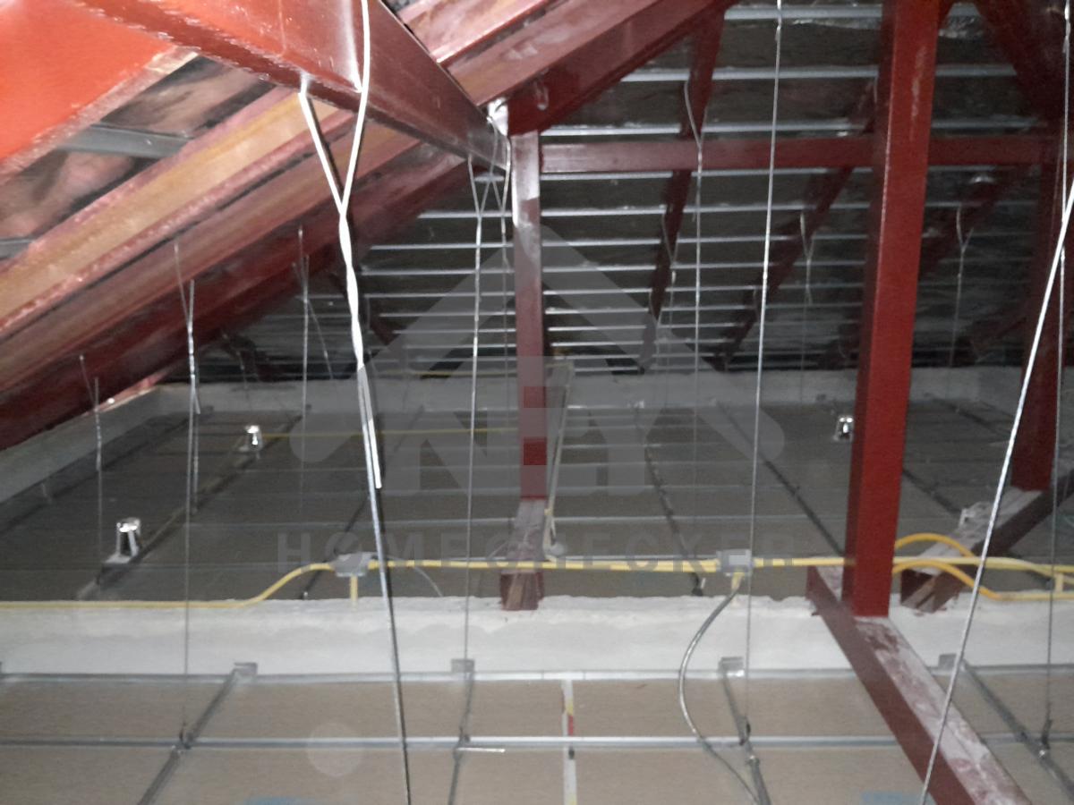 งานฝ้าชายคาและโครงฝ้า