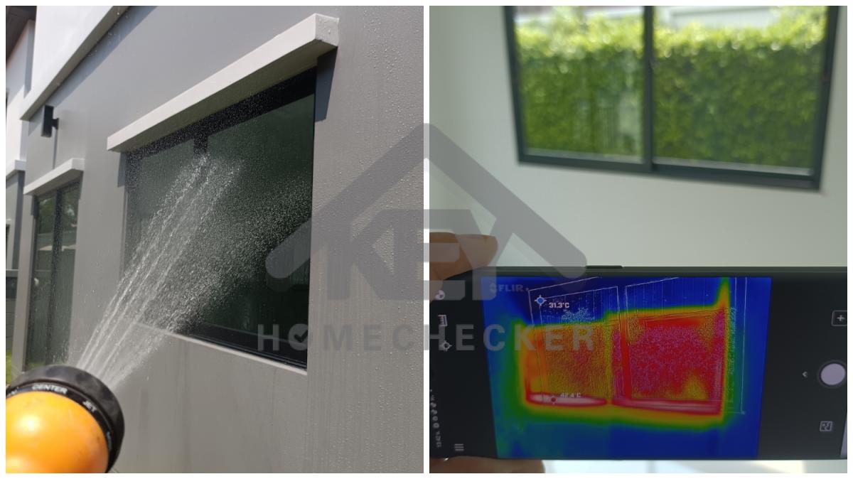 งานเทสน้ำ ประตูหน้าต่าง